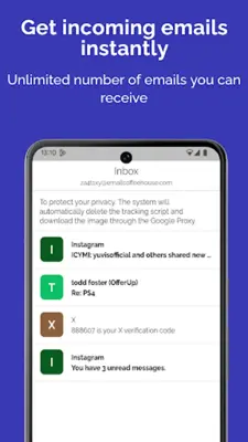 Temp Mail android App screenshot 4